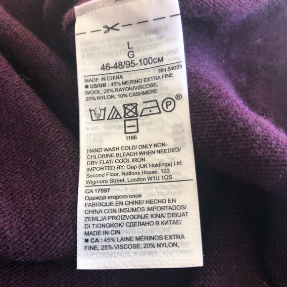 Women’s Banana Republic flipucci Wool Sweater with Ruffles at Cuffs Size Large - Picture 5 of 9